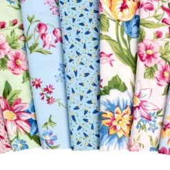 Flowerhouse Serene Half Yard BundleDebbie Beaves For Robert Kaufman Fabrics -Fabric Sewing Store flowerhouse serene hyb cu4 1