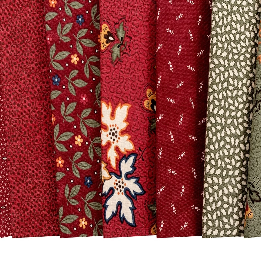 Fluttering Leaves Fat Eighth BundleKansas Troubles Quilters For Moda Fabrics 6 Fluttering Leaves Fat Eighth BundleKansas Troubles Quilters For Moda Fabrics - Image 6