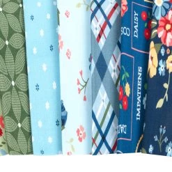 Petals Forget-Me-Not Fat Eighth BundleCurated By Fat Quarter Shop -Fabric Sewing Store forget me not f8 cu2