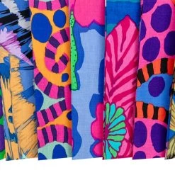 Cool Fall 2023 Kaffe Fassett Collective Charm PackKaffe Fassett For FreeSpirit Fabrics -Fabric Sewing Store free spirit cool cu2 3