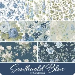 Southwold Blue Half Yard BundleSanderson For FreeSpirit Fabrics