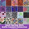 Dark Spring 2024 Kaffe Fassett Collective 6" Design StripsKaffe Fassett For FreeSpirit Fabrics