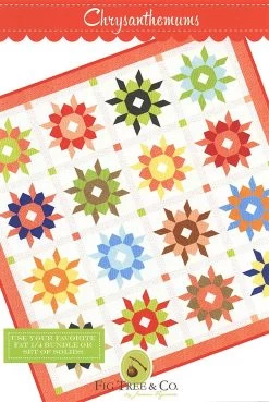 Chrysanthemum Quilt PatternFig Tree Quilts #FTQ-1953