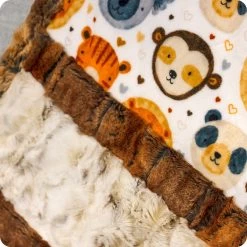 Furever Friends Wee One Quilt KitFeaturing Cuddle Fabric By Shannon Fabrics -Fabric Sewing Store fureverfriendsweeone cu2