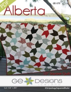 Alberta Downloadable PDF Quilt PatternG.E. Designs