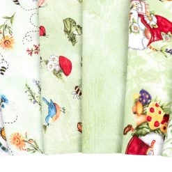 Gnome & Garden 10 Karat CrystalsSusan Winget For Wilmington Prints -Fabric Sewing Store gnome and garden cu2 1