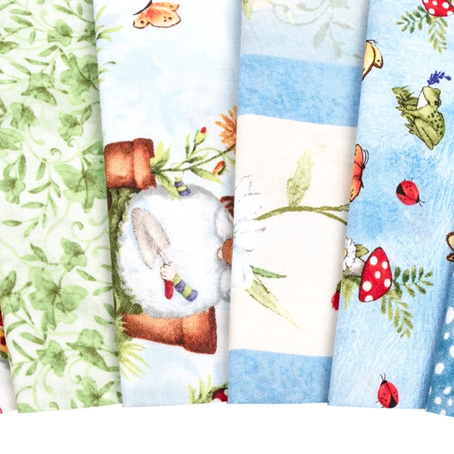 Gnome & Garden 5 Karat CrystalsSusan Winget For Wilmington Prints 4 Gnome & Garden 5 Karat CrystalsSusan Winget For Wilmington Prints - Image 4