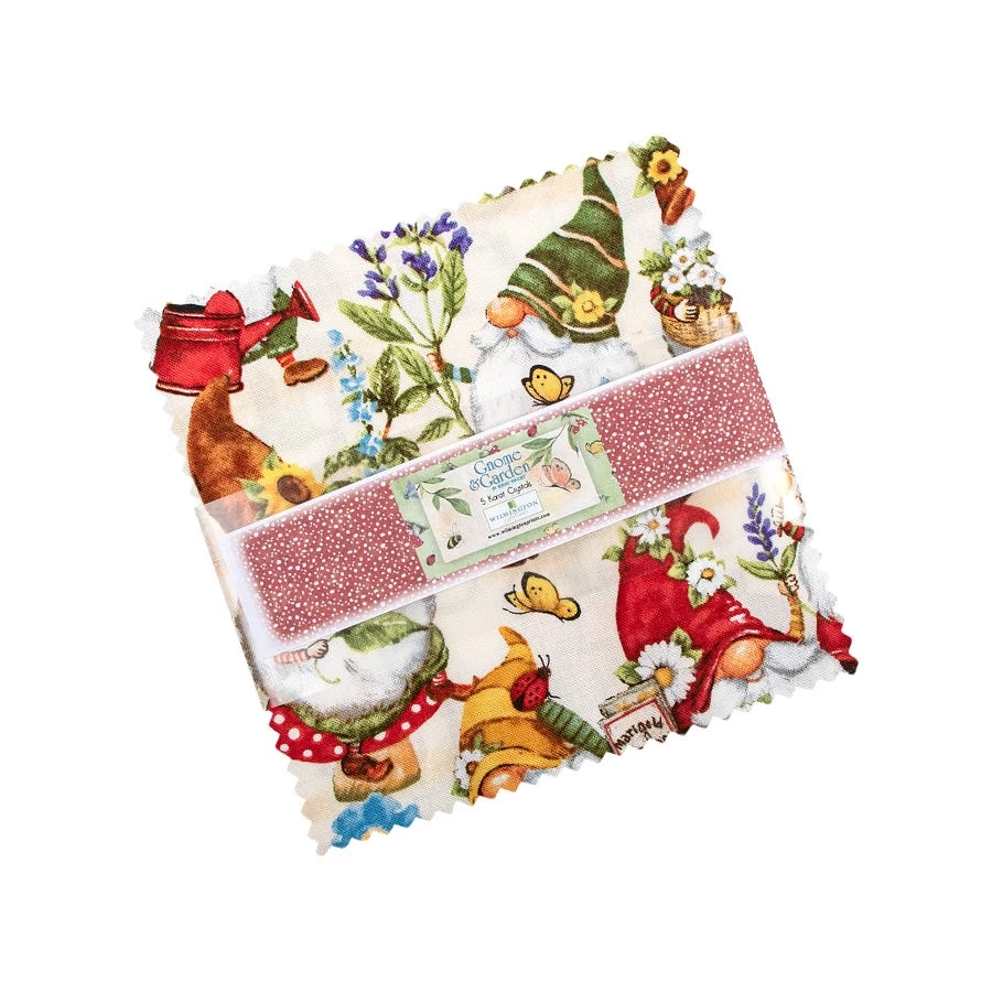 Gnome & Garden 5 Karat CrystalsSusan Winget For Wilmington Prints 1 Gnome & Garden 5 Karat CrystalsSusan Winget For Wilmington Prints