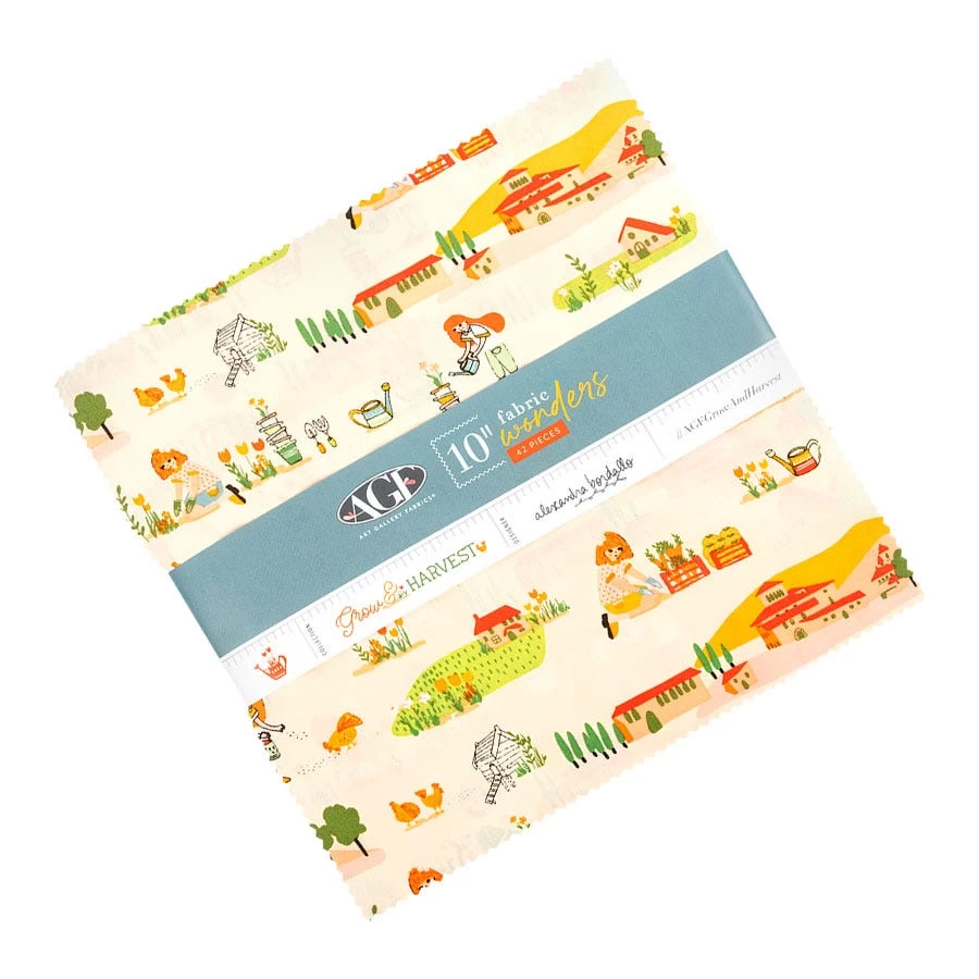 Grow & Harvest 10" SquaresAlexandra Bordallo For Art Gallery Fabrics 1 Grow & Harvest 10" SquaresAlexandra Bordallo For Art Gallery Fabrics