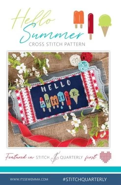 Hello Summer Cross Stitch PatternIt's Sew Emma #ISE-443