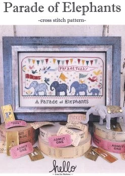 Parade Of Elephants Cross Stitch PatternHello From Liz Mathews
