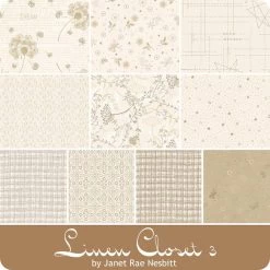 Linen Closet 3 Half Yard BundleJanet Rae Nesbitt For Henry Glass Fabrics -Fabric Sewing Store hg linencloset3 ydg cs 1