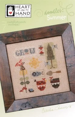 Doodles: Summer Cross Stitch PatternHeart In Hand