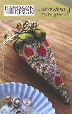 Strawberry The Berry Basket Cross Stitch PatternHands On Design