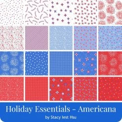 Holiday Essentials - Americana Charm PackStacy Iest Hsu For Moda Fabrics -Fabric Sewing Store holidayessentials americana ydg 900 6