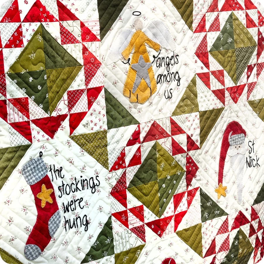 Home For The Holidays Quilt KitFeaturing Joyful Gatherings By Primitive Gatherings 3 Home For The Holidays Quilt KitFeaturing Joyful Gatherings By Primitive Gatherings - Image 3