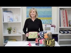 Quilt As You Go Pink Zipper Zippity Do Done Grab 'N Go ToteJune Tailor #JT-1876 -Fabric Sewing Store hqdefault 61 4