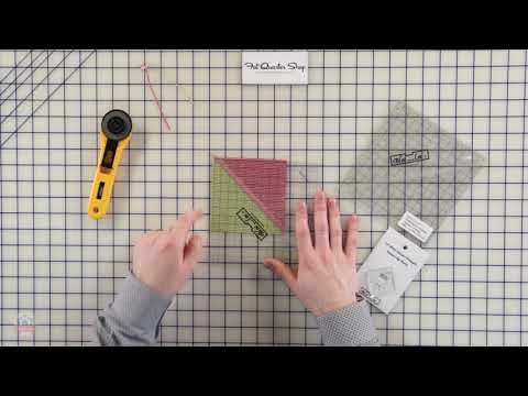 Bloc_Loc 6" Triangle In A Square Ruler SetBloc_Loc #TIS-6 2 Bloc_Loc 6" Triangle In A Square Ruler SetBloc_Loc #TIS-6 - Image 2