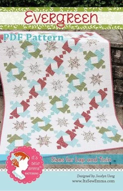 Evergreen Downloadable PDF Quilt PatternIt's Sew Emma