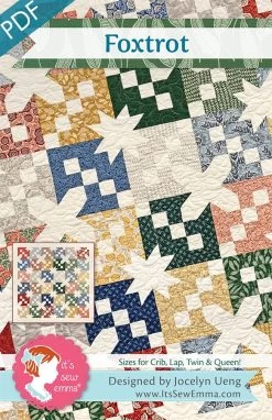 Foxtrot Downloadable PDF Quilt PatternIt's Sew Emma