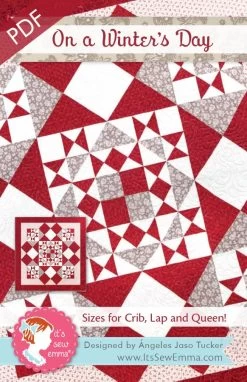 On A Winter's Day Downloadable PDF Quilt PatternIt's Sew Emma
