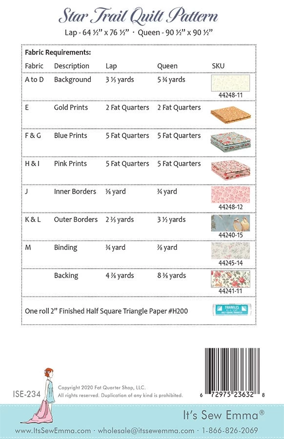 Star Trail Quilt PatternIt's Sew Emma #ISE-234 2 Star Trail Quilt PatternIt's Sew Emma #ISE-234 - Image 2