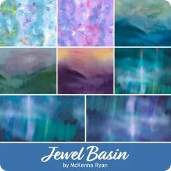 Jewel Basin Half Yard BundleMcKenna Ryan For Hoffman Fabrics -Fabric Sewing Store jewelbasin hyb 900 new