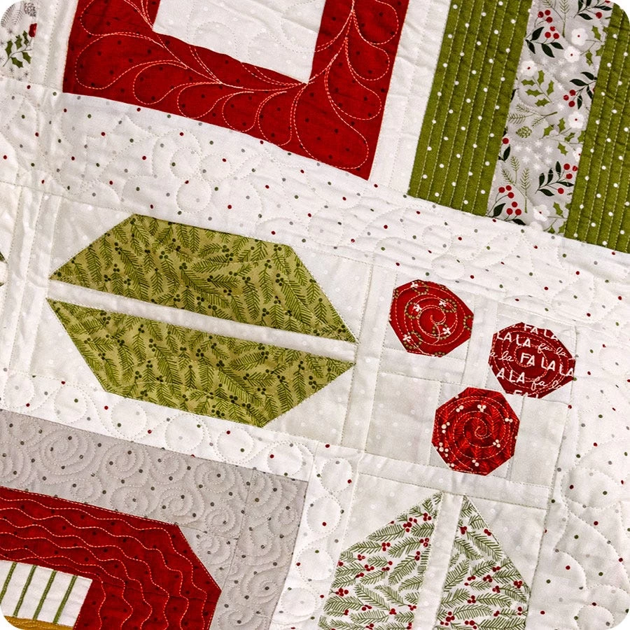 Jolly Holiday Quilt KitFeaturing Christmas Eve By Lella Boutique 4 Jolly Holiday Quilt KitFeaturing Christmas Eve By Lella Boutique - Image 4