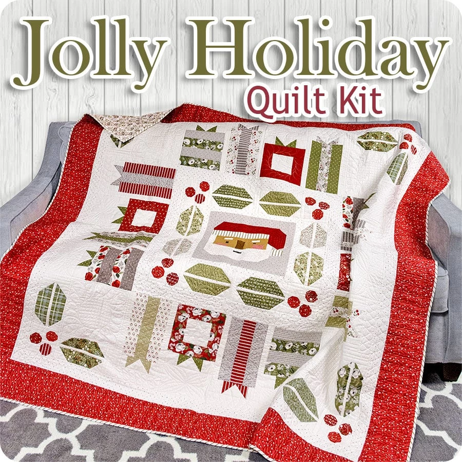 Jolly Holiday Quilt KitFeaturing Christmas Eve By Lella Boutique 1 Jolly Holiday Quilt KitFeaturing Christmas Eve By Lella Boutique