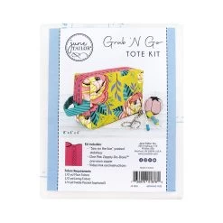 Quilt As You Go Pink Zipper Zippity Do Done Grab 'N Go ToteJune Tailor #JT-1876