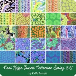 Cool Kaffe Fassett Collective Spring 2021 10" SquaresKaffe Fassett Collective For Free Spirit Fabrics -Fabric Sewing Store kaffefassettspring21 coolyrdg 900