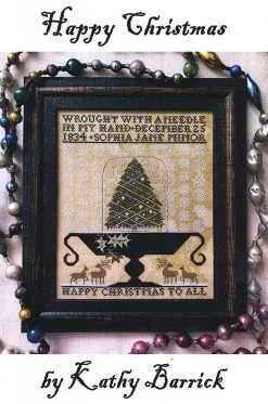 Happy Christmas Cross Stitch PatternKathy Barrick