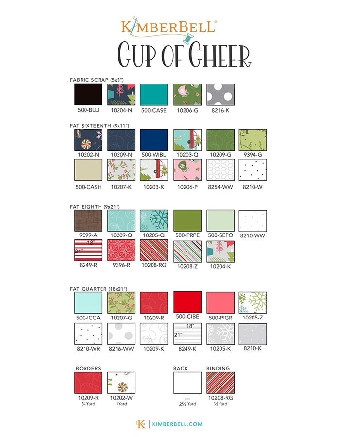 Cup Of Cheer Advent Quilt Machine Embroidery CD And BookletKimberbell #KD812 2 Cup Of Cheer Advent Quilt Machine Embroidery CD And BookletKimberbell #KD812 - Image 2