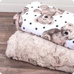 Kimber Bear Cuddle Buddies KitFeaturing Cuddle Fabric By Shannon Fabrics -Fabric Sewing Store kimber bear cuddle buddies 2