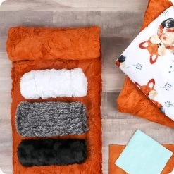 Felix The Fox Cuddle Buddies KitFeaturing Cuddle Fabric By Shannon Fabrics 18 Felix The Fox Cuddle Buddies KitFeaturing Cuddle Fabric By Shannon Fabrics -Fabric Sewing Store kimber bear cuddle buddies felix the fox out1
