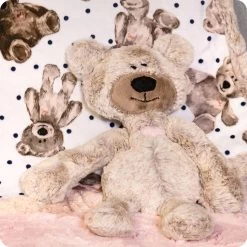 Kimber Bear Cuddle Buddies KitFeaturing Cuddle Fabric By Shannon Fabrics -Fabric Sewing Store kimberbear cu6
