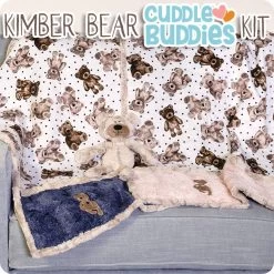Kimber Bear Cuddle Buddies KitFeaturing Cuddle Fabric By Shannon Fabrics
