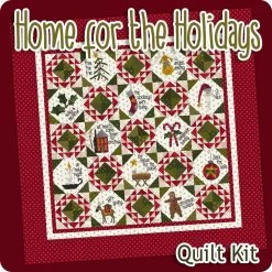 Home For The Holidays Quilt KitFeaturing Joyful Gatherings By Primitive Gatherings 33 Home For The Holidays Quilt KitFeaturing Joyful Gatherings By Primitive Gatherings -Fabric Sewing Store kit49210 top cs