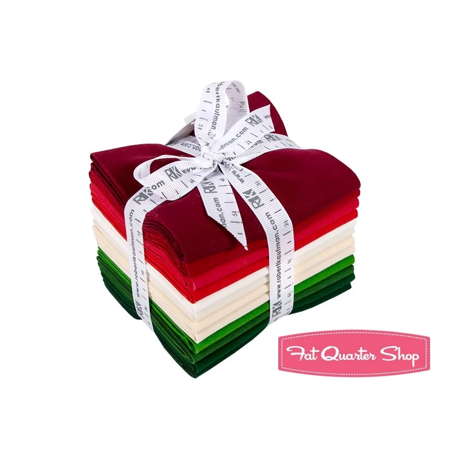 Holiday Kona Cotton Solids Fat Quarter BundleSKU# FQ-1379-12 2 Holiday Kona Cotton Solids Fat Quarter BundleSKU# FQ-1379-12 - Image 2