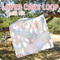 Layer Cake Loop Quilt KitFeaturing Linen Cupboard By Fig Tree Quilts