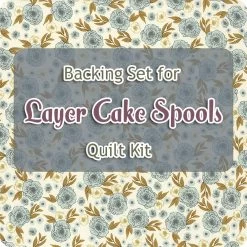 Backing Set For Layer Cake Spools Quilt Kit4 Yards Of SKU# 45544-11