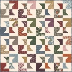 Layer Cake Spools Quilt KitFeaturing Slow Stroll By Fancy That Design House -Fabric Sewing Store layercakespools top