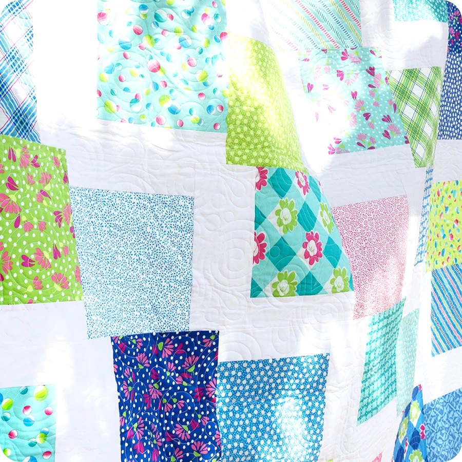 Layer Cake Tumble Quilt KitFeaturing Picnic Pop By Me & My Sister Designs 6 Layer Cake Tumble Quilt KitFeaturing Picnic Pop By Me & My Sister Designs - Image 6