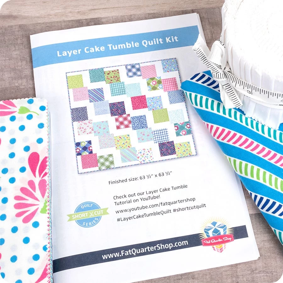 Layer Cake Tumble Quilt KitFeaturing Picnic Pop By Me & My Sister Designs 10 Layer Cake Tumble Quilt KitFeaturing Picnic Pop By Me & My Sister Designs - Image 10