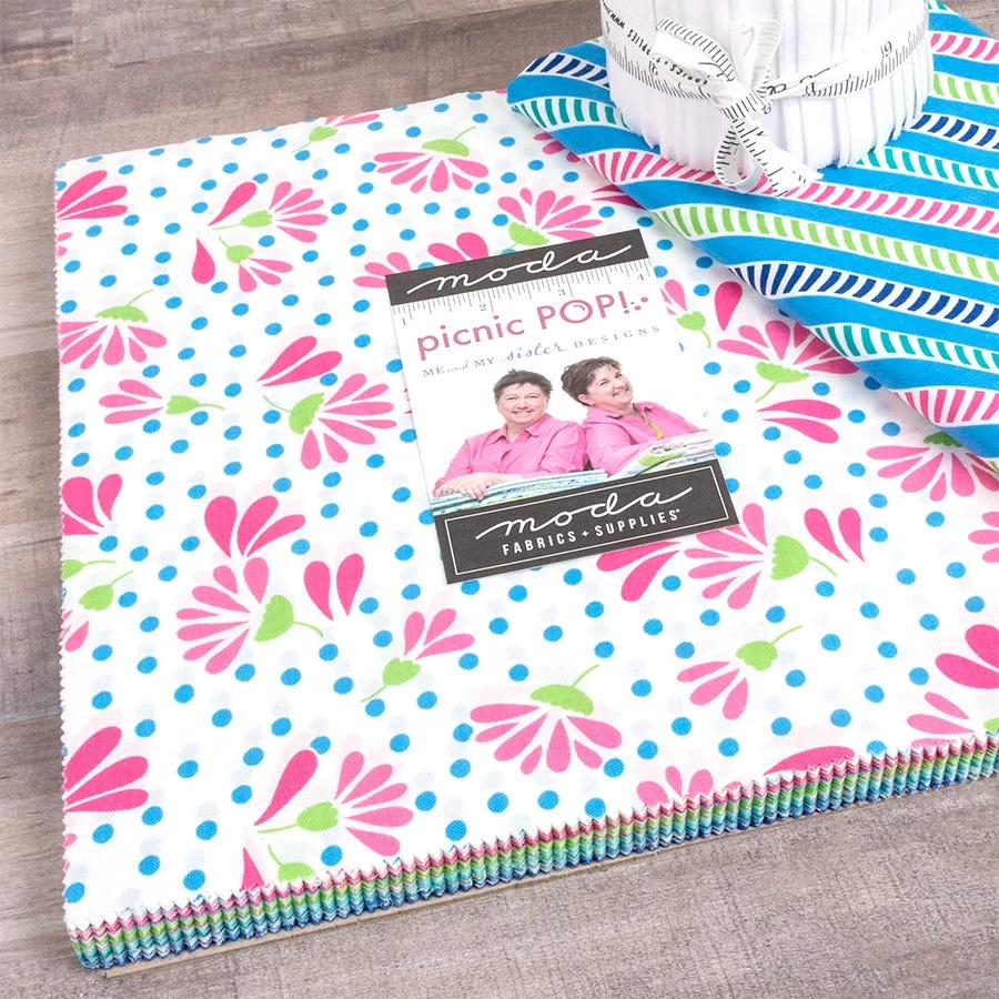 Layer Cake Tumble Quilt KitFeaturing Picnic Pop By Me & My Sister Designs 11 Layer Cake Tumble Quilt KitFeaturing Picnic Pop By Me & My Sister Designs - Image 11