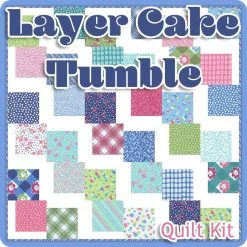 Layer Cake Tumble Quilt KitFeaturing Picnic Pop By Me & My Sister Designs 19 Layer Cake Tumble Quilt KitFeaturing Picnic Pop By Me & My Sister Designs -Fabric Sewing Store lctumble top cs