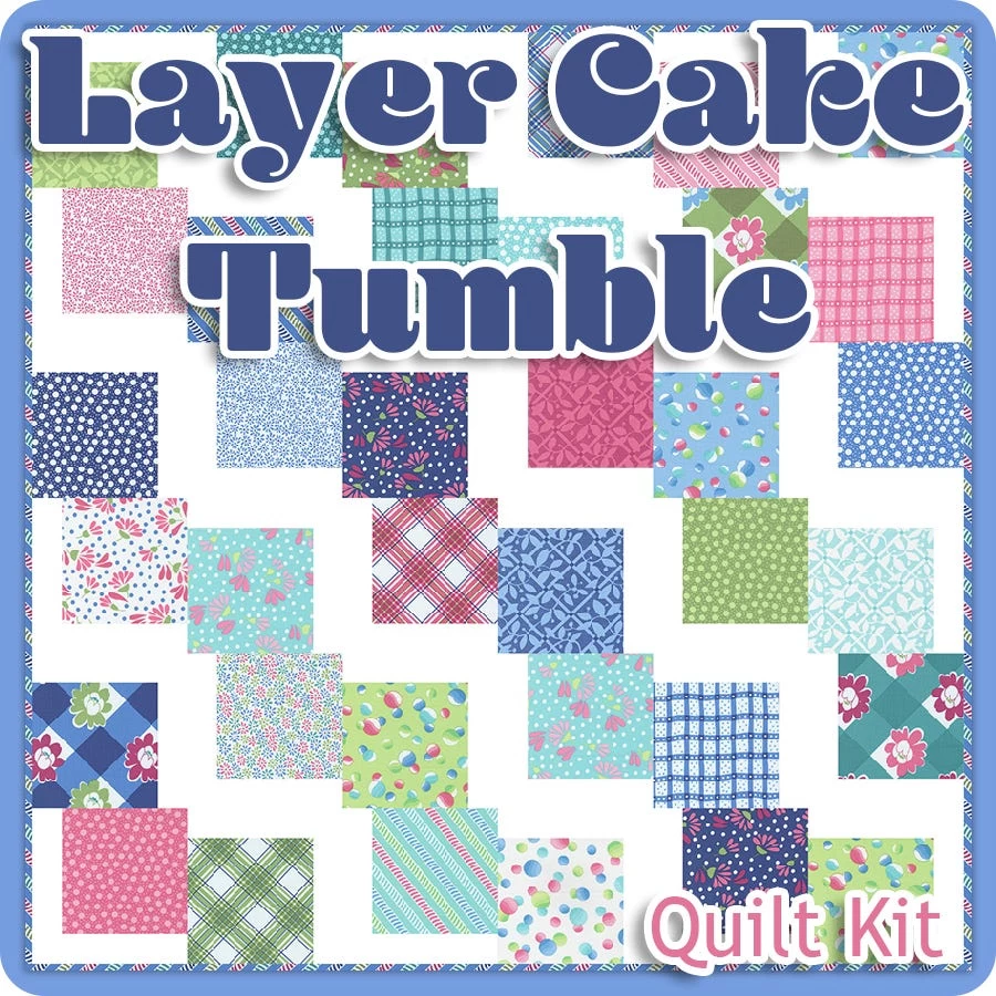 Layer Cake Tumble Quilt KitFeaturing Picnic Pop By Me & My Sister Designs 9 Layer Cake Tumble Quilt KitFeaturing Picnic Pop By Me & My Sister Designs - Image 9