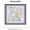 Stationery Addict Cross Stitch PatternLittle Dove Designs