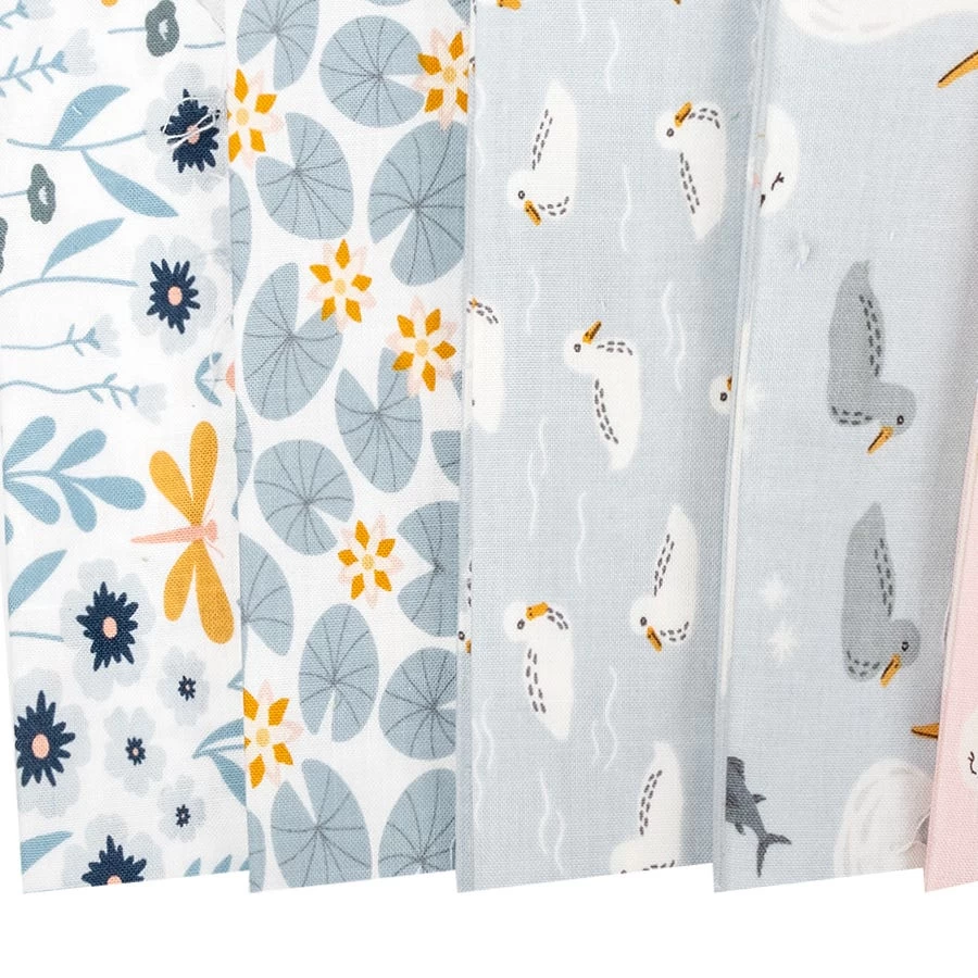 Little Swan 5" StackerLittle Forest Atelier For Riley Blake Designs 2 Little Swan 5" StackerLittle Forest Atelier For Riley Blake Designs - Image 2