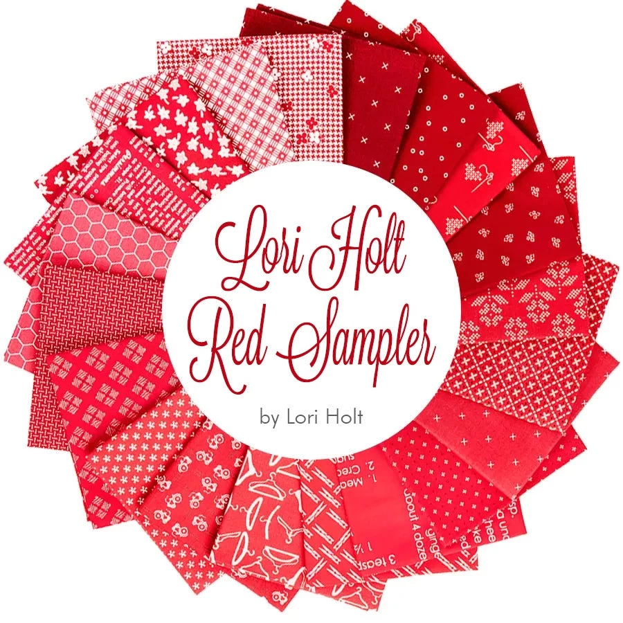 Lori Holt Red Sampler Fat Quarter BundleLori Holt For Riley Blake Designs 1 Lori Holt Red Sampler Fat Quarter BundleLori Holt For Riley Blake Designs